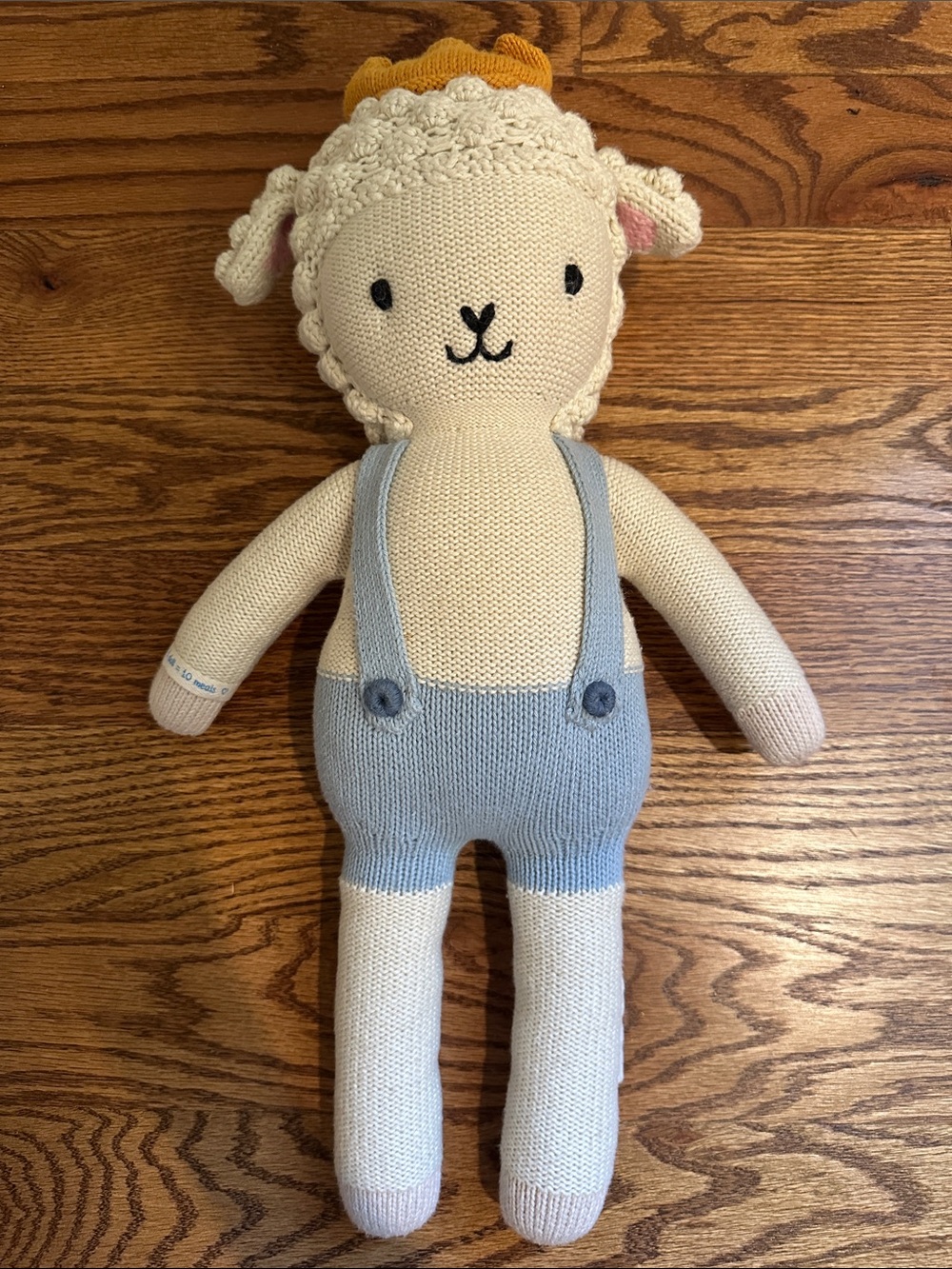 Cuddle + Kind Knit Sebastian the Lamb 20 inches